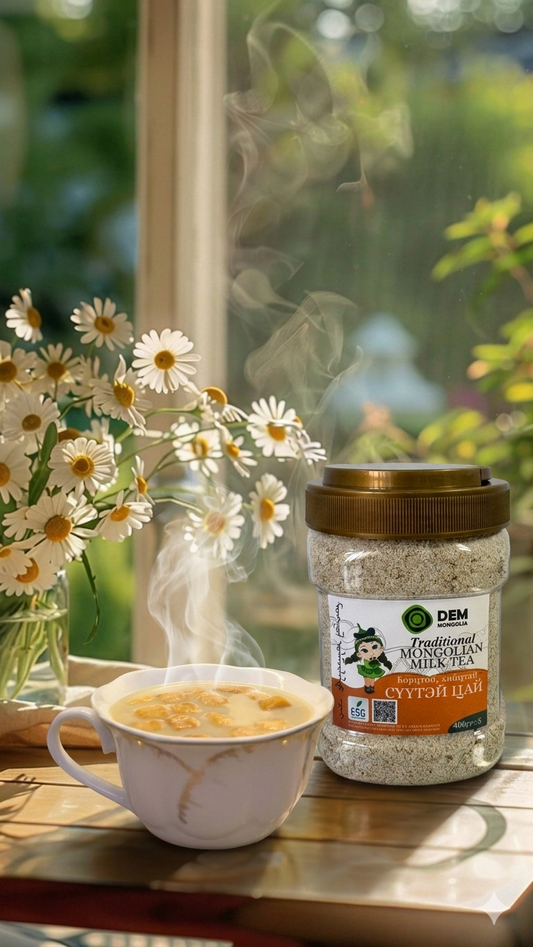 Борцтой хийцтэй цай